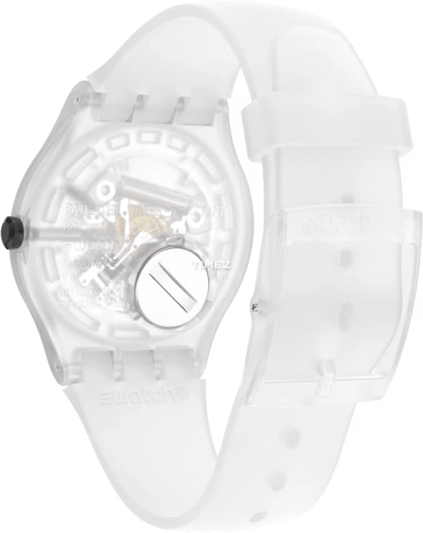 Swatch,Other 41mm,41mm,Plastic,Transparent,Quartz,Round,SUOW172