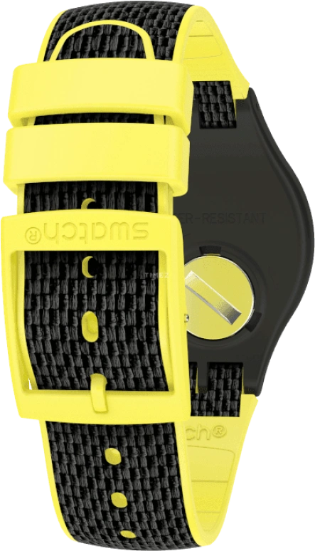 Swatch,Originals 41mm,41mm,Plastic,Black,SUOB406