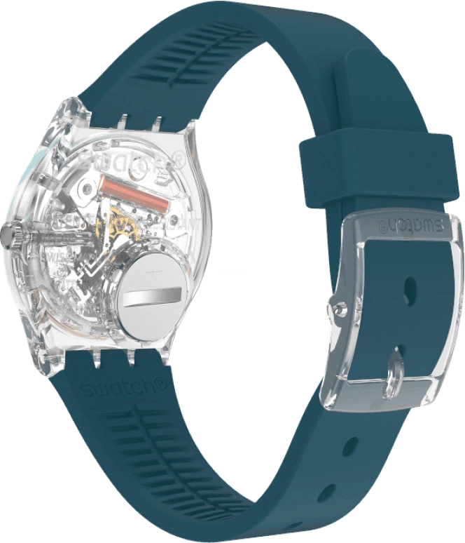 Swatch,Originals 34x39.20mm,34x39.20mm,Plastic,Coffee,Cyan,GE721