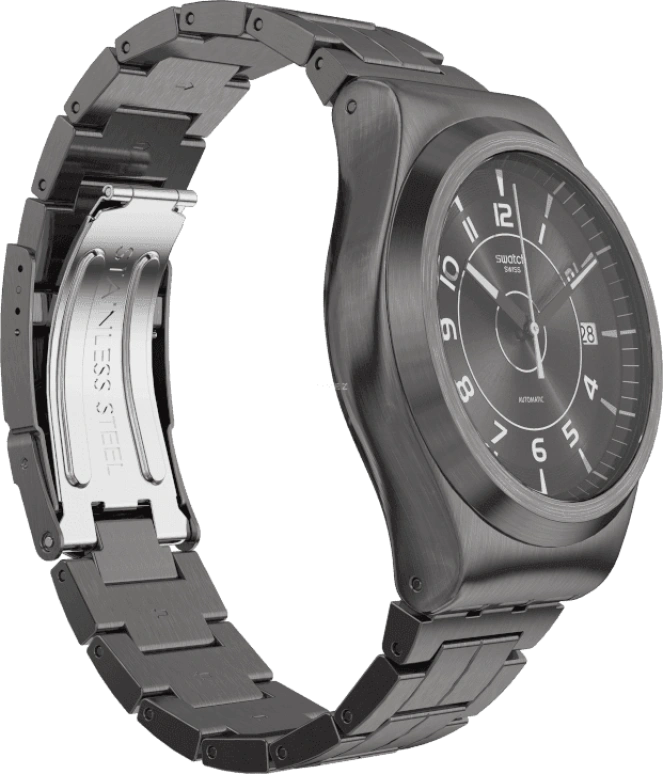 Swatch,IRONY 42mm,42mm,Stainless Steel,Open,YIM400G