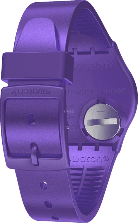 Swatch,Originals 34mm,34mm,Plastic,Purple,GV402