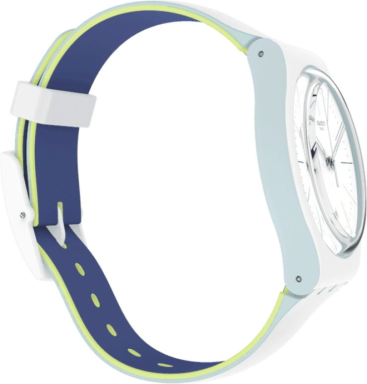 Swatch,Originals 41mm,41mm,Plastic,White,SUOS404