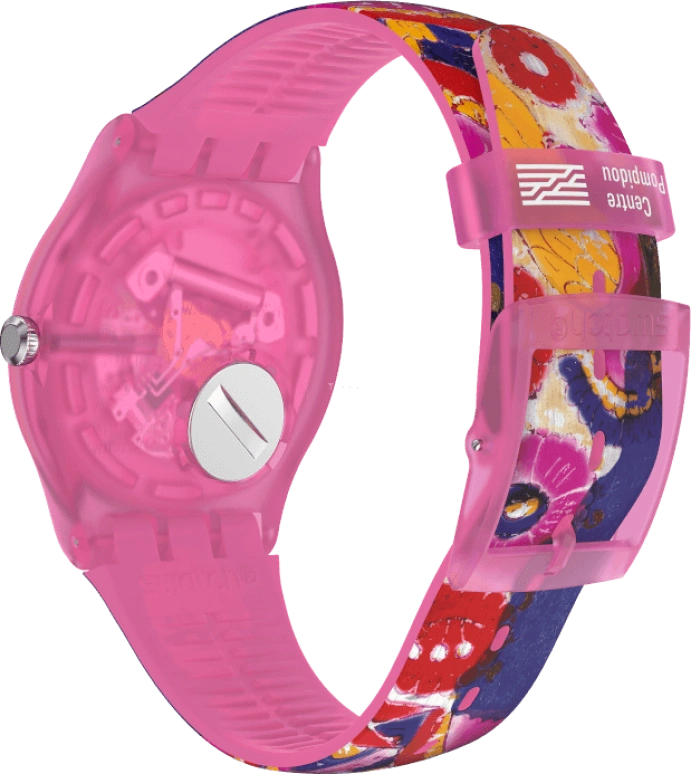 Swatch,Originals 41mm,41mm,Plastic,Multi-Color,Quartz,Sapphire,Crystal Glass,Round,SUOZ341