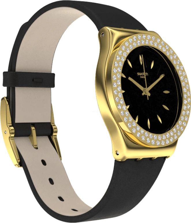 Swatch,IRONY 33x0.38mm,33x0.38mm,Black,YLG141