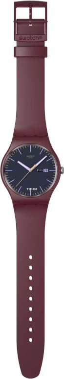 Swatch,Originals 41mm,41mm,Bio-sourced,Dark Blue,Quartz,Date,Day,SO29R707