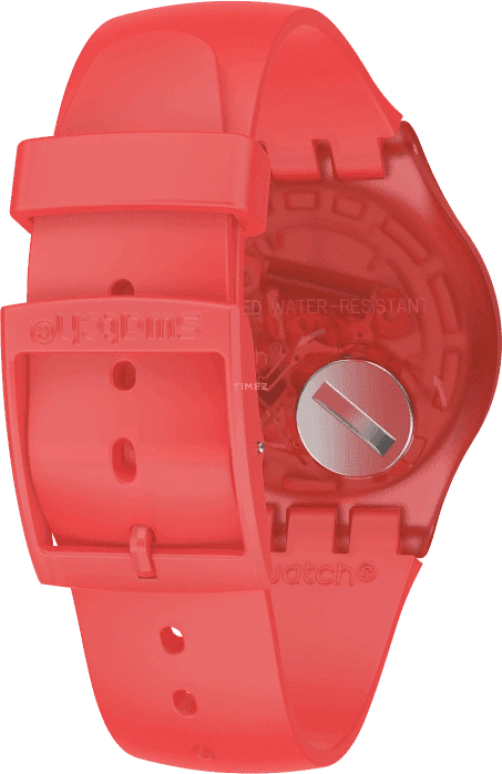 Swatch,Originals 41mm,41mm,Plastic,Red,SUOO105