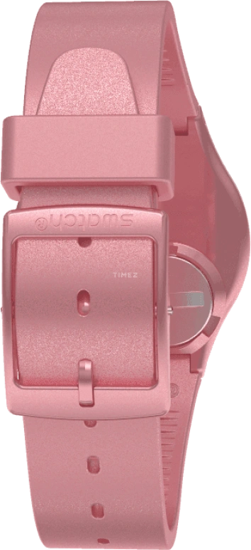Swatch,Originals 34mm,34mm,Plastic,Pink,Sapphire,Crystal Glass,GP404