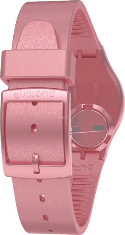 Swatch,Originals 34mm,34mm,Plastic,Pink,Sapphire,Crystal Glass,GP404