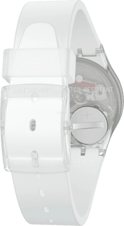 Swatch,Originals 34mm,34mm,Plastic,Blue,Pink,Sapphire,Crystal Glass,GE713