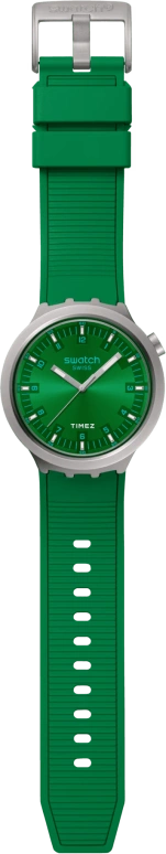 Swatch,THE BOLD 47mm,47mm,Stainless Steel,Green,Quartz,Sapphire,Crystal Glass,Round,SB07S101