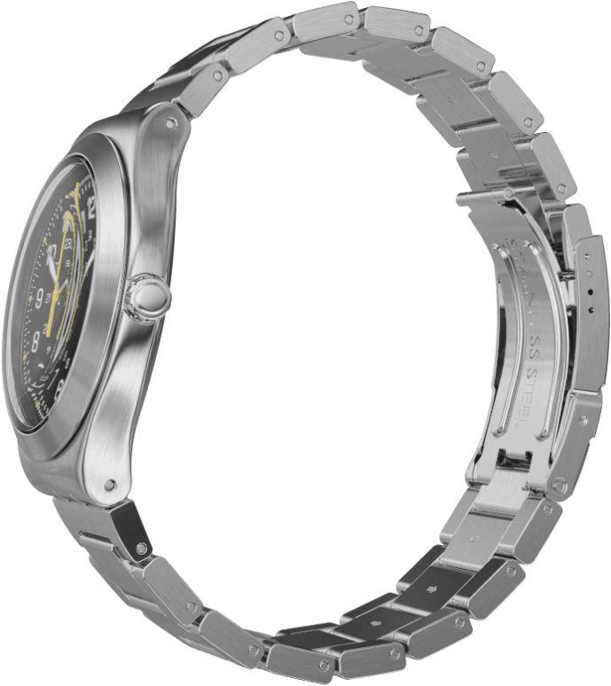 Swatch,IRONY 42.70mm,42.70mm,Stainless Steel,Black,YWS439G