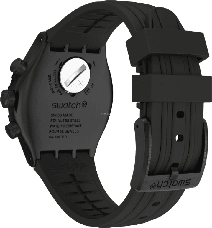 Swatch,IRONY 43x49mm,43x49mm,Black,YVB409