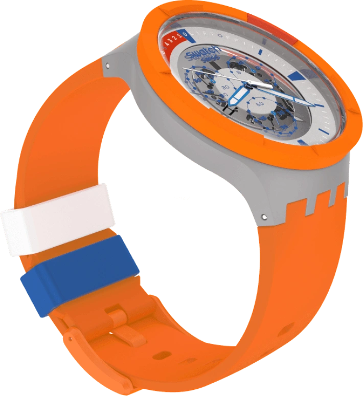 Swatch,THE BOLD 47mm,47mm,Bioceramic,Ceramic,Sapphire,Crystal Glass,SB04Z401