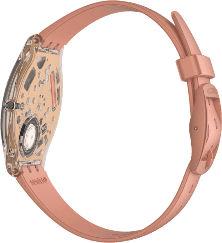 Swatch,SKIN 36.80mm,36.80mm,Plastic,Pink,SVOK108
