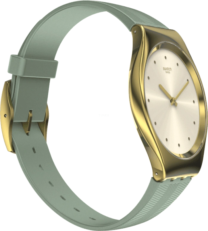 Swatch,SKIN 38mm,38mm,Gold,Closed,SYXG113