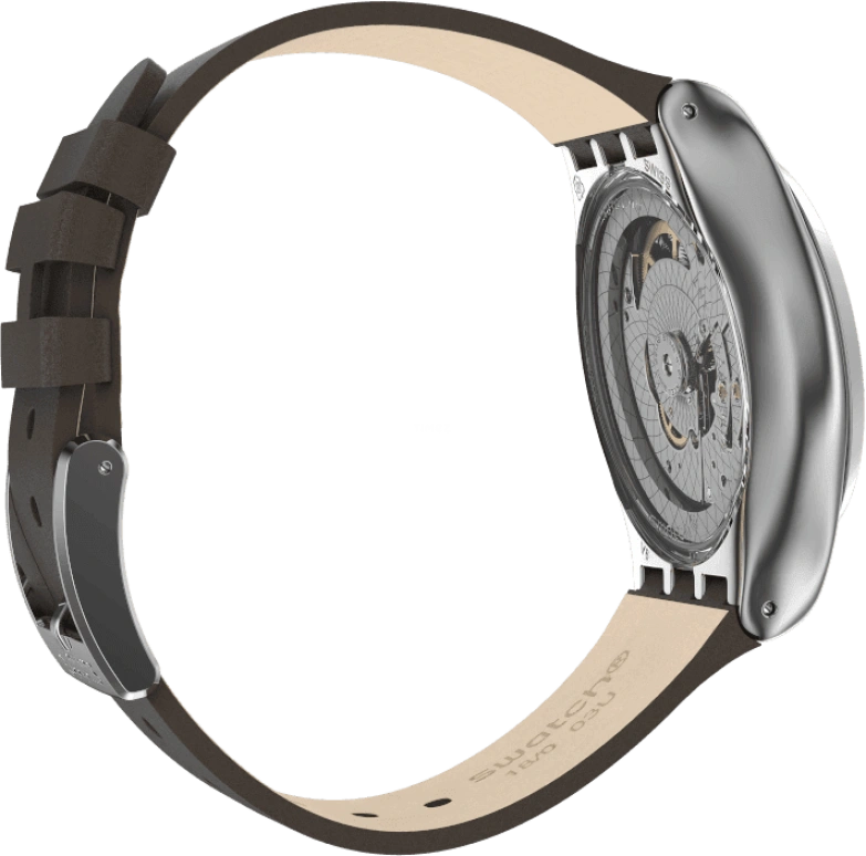 Swatch,IRONY 42mm,42mm,Blue,Open,YIZ405