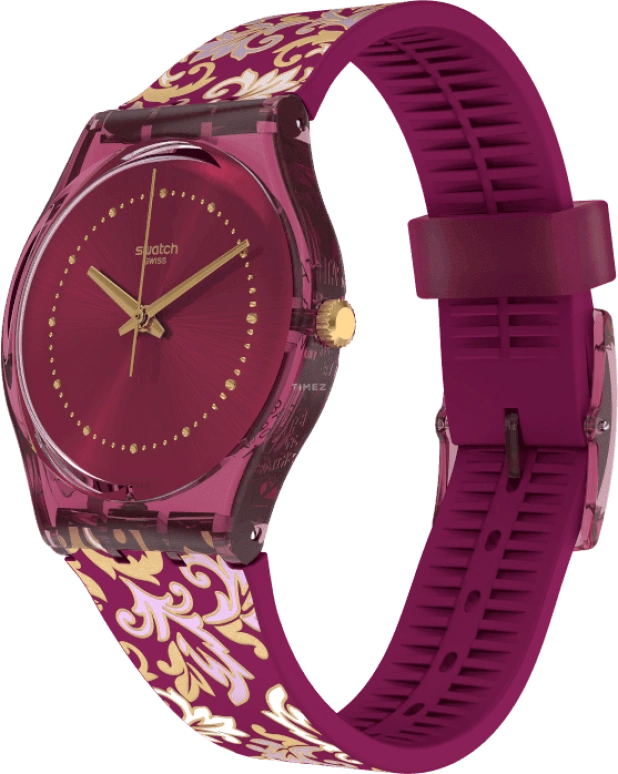 Swatch,Special Edition 34mm,34mm,Purple Red,Red,GR179