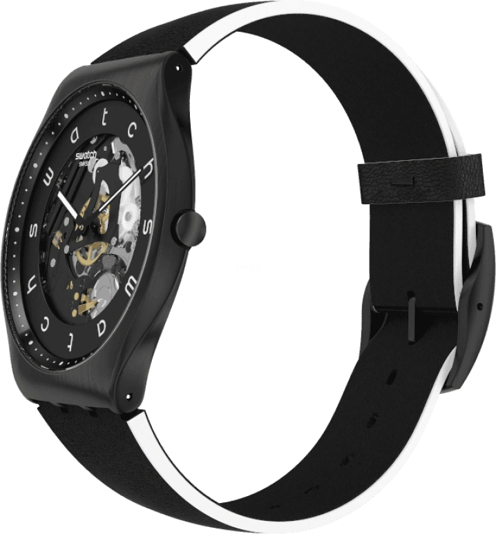 Swatch,SKIN ,Black,SS07B101