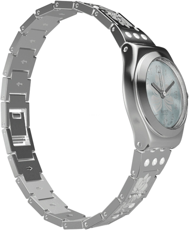 Swatch,IRONY 25mm,25mm,Stainless Steel,Blue,YSS222G