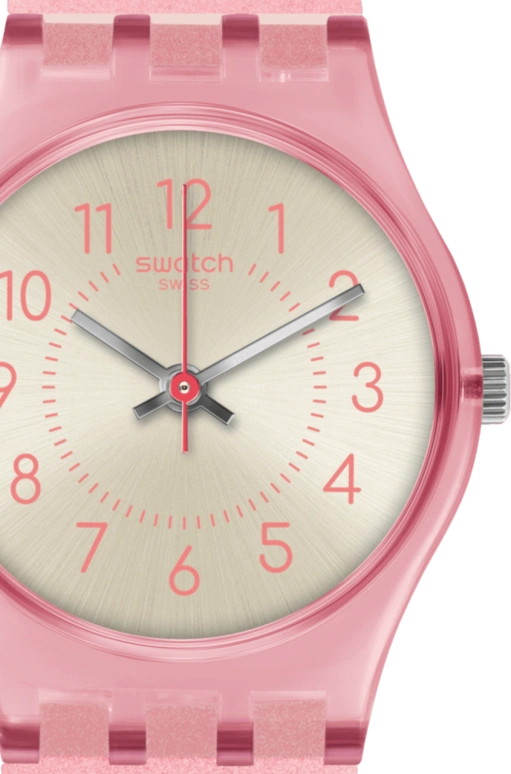 Swatch,Originals 25x31.40mm,25x31.40mm,Plastic,Pink,LP161