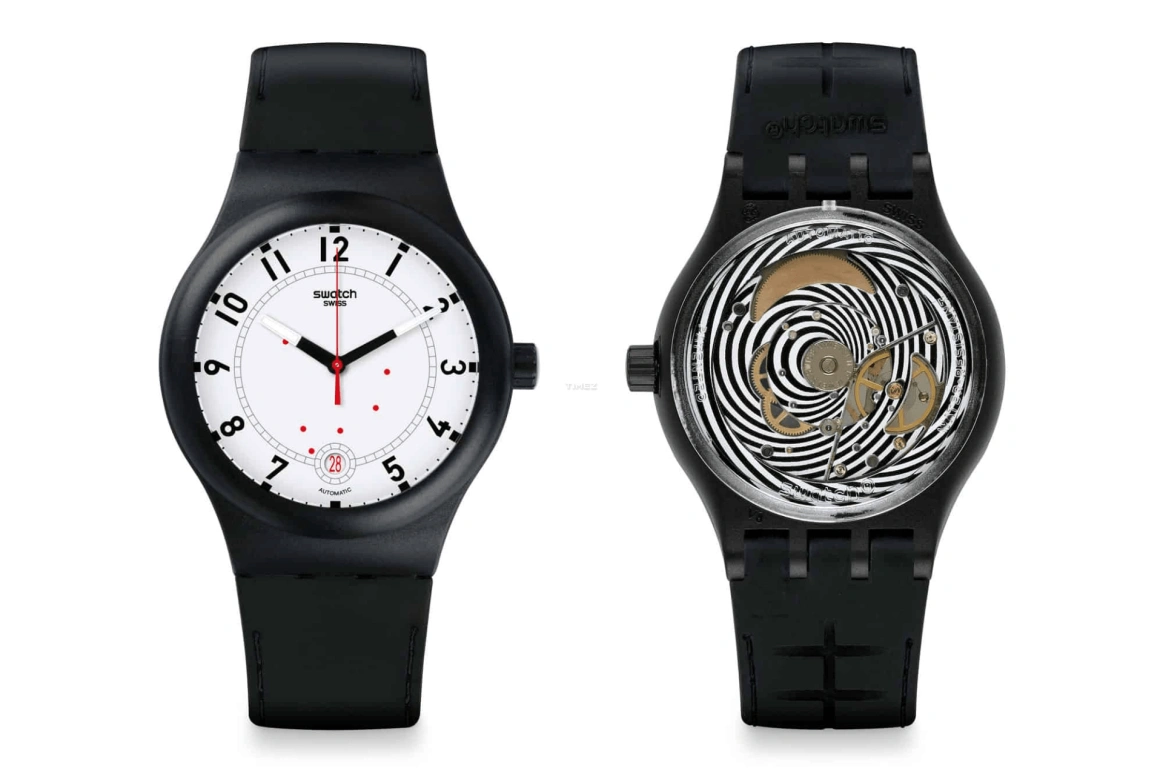 Swatch,Sistem 51 42mm,42mm,Plastic,White,Automatic,Day,90hours,SUTB402