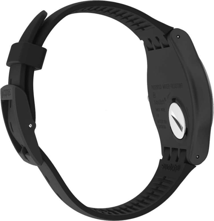 Swatch,Originals 41mm,41mm,Plastic,Black,Sapphire,Crystal Glass,Closed,SUOB732
