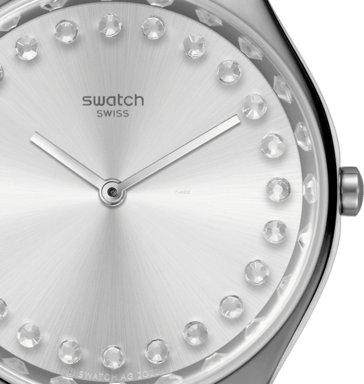 Swatch,IRONY 38mm,38mm,Stainless Steel,White,Quartz,Sapphire,Crystal Glass,Round,SYXS143