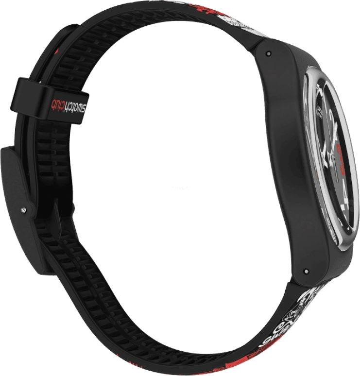 Swatch,Originals 41mm,41mm,Plastic,Black,SUOZ322