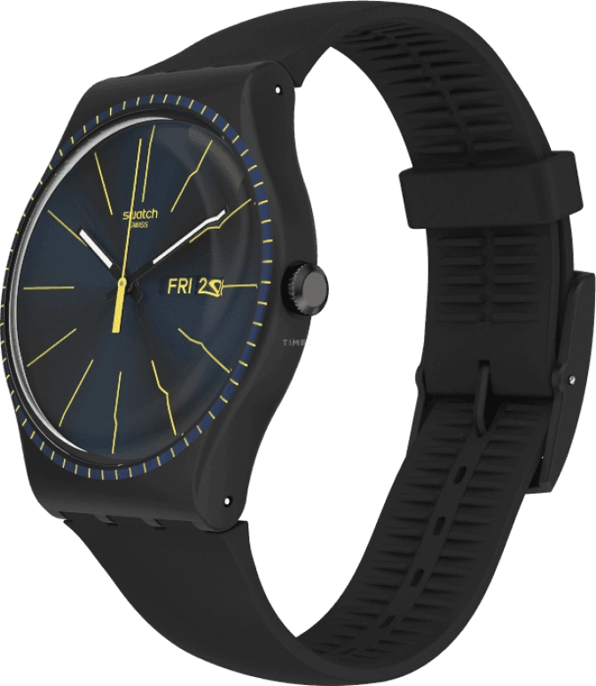 Swatch,Originals 41x47.40mm,41x47.40mm,Plastic,Black,SUOB731