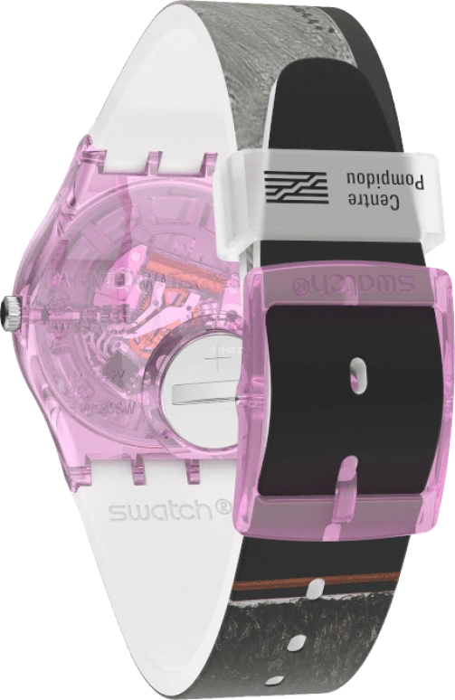Swatch,Originals 34mm,34mm,Plastic,Multi-Color,Quartz,Sapphire,Crystal Glass,Round,GZ356