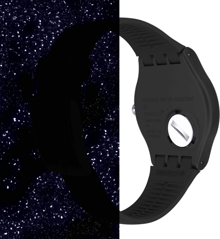 Swatch,Originals 41mm,41mm,Plastic,Black,Closed,SUOB185