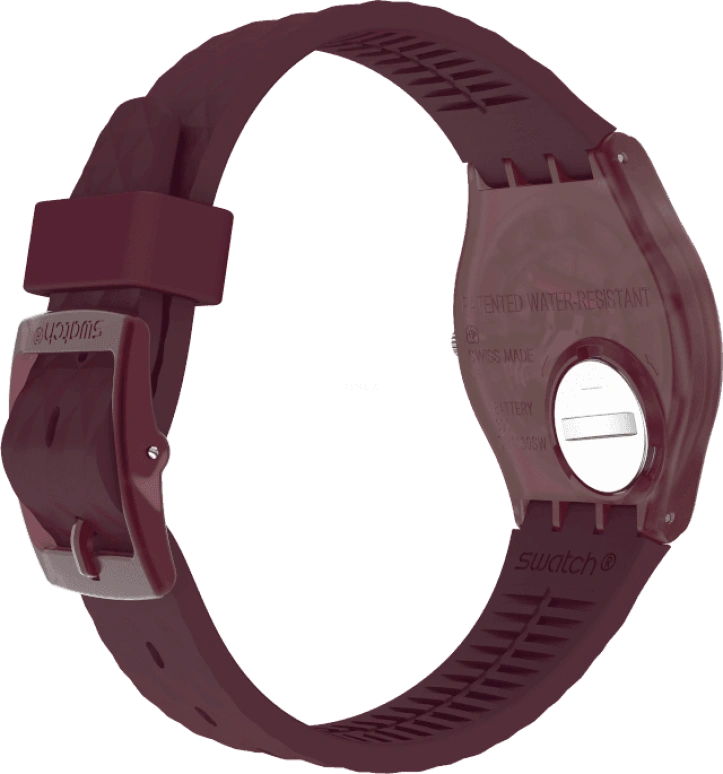 Swatch,Originals 34x39.20mm,34x39.20mm,Plastic,Red,GR184