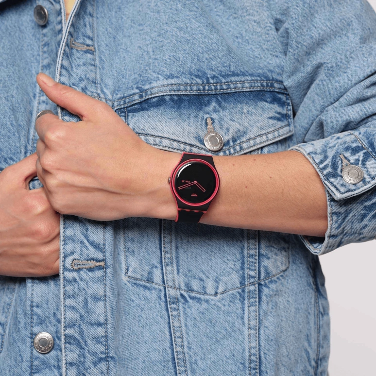 Swatch,Originals 41mm,41mm,Black,SO29P700