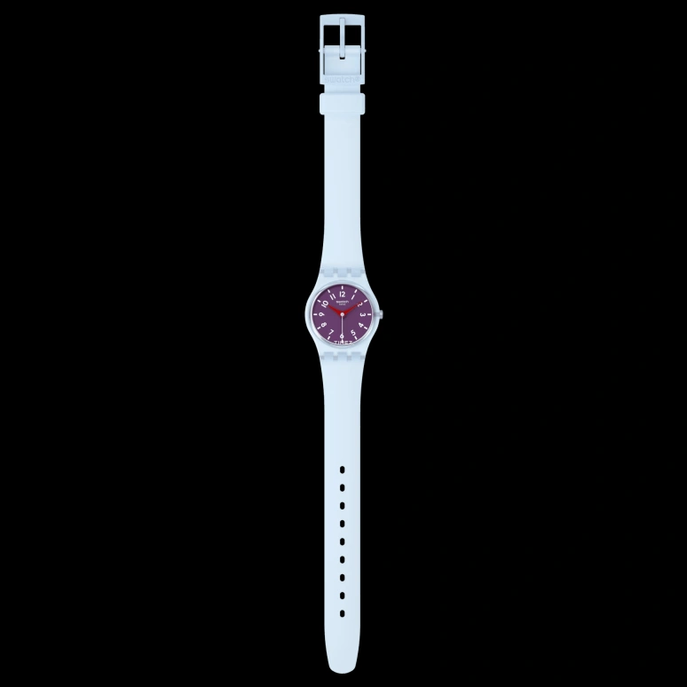Swatch,Originals 25mm,25mm,Plastic,Purple,Quartz,Tonneau,Blue,LL126