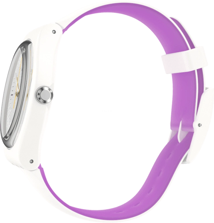 Swatch,Originals 41mm,41mm,Plastic,White,Sapphire,Crystal Glass,SUOW173