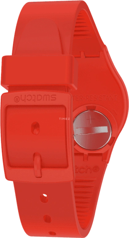 Swatch,Originals 34mm,34mm,Plastic,Red,GR183