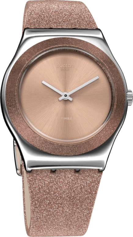 Swatch,IRONY 33x38mm,33x38mm,Coffee,Brown,YLS220