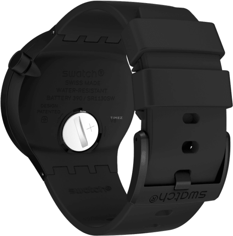 Swatch,THE BOLD 47mm,47mm,Plastic,Black,SO27Z107