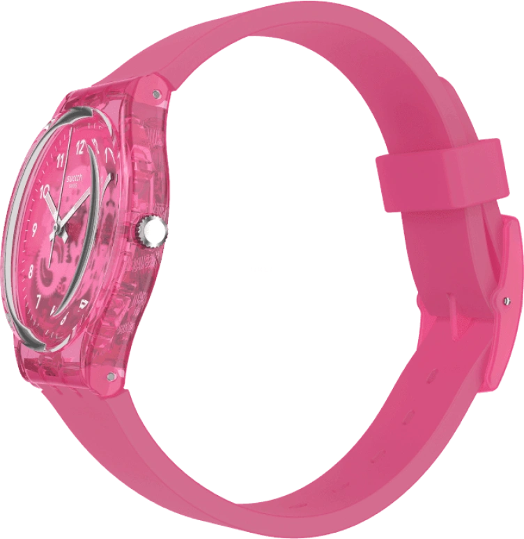 Swatch,Originals 34mm,34mm,Plastic,Pink,GP166