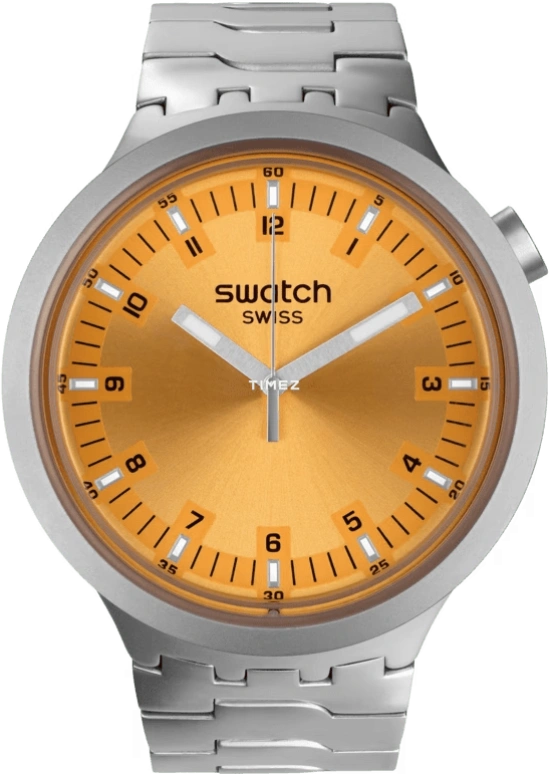 Swatch,Other 47mm,47mm,Stainless Steel,Yellow,Quartz,Sapphire,Crystal Glass,Round,SB07S103G