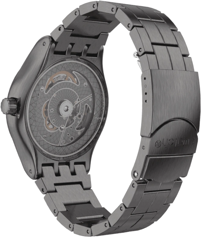 Swatch,IRONY 42mm,42mm,Stainless Steel,Open,YIM400G