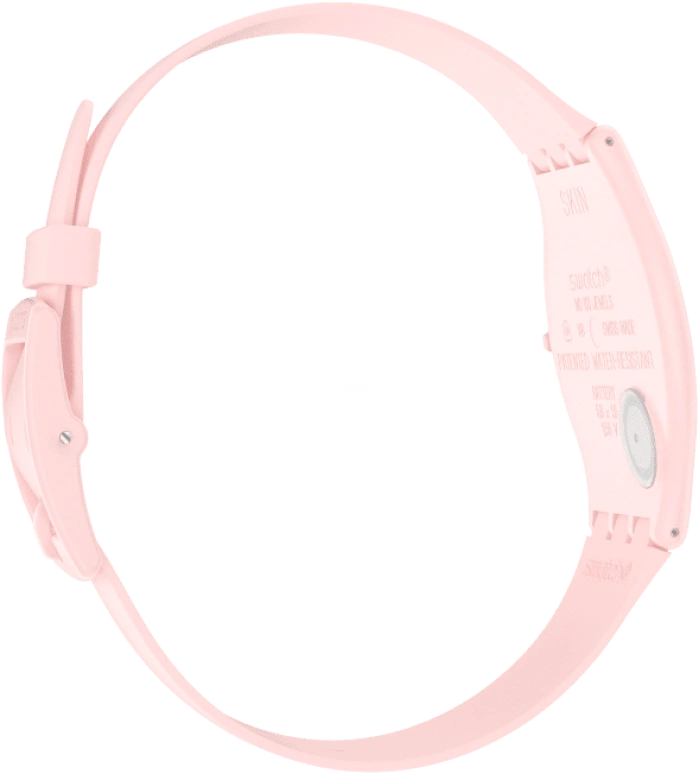 Swatch,SKIN 34mm,34mm,Ceramic,Pink,Closed,SS09P100