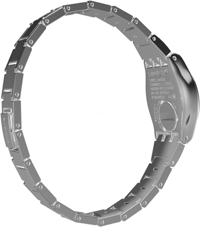 Swatch,IRONY 25mm,25mm,Stainless Steel,Blue,YSS222G