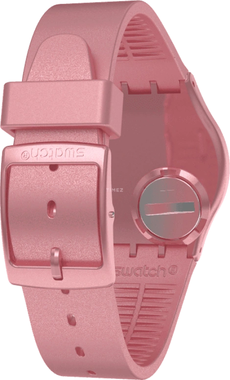 Swatch,Originals 34mm,34mm,Plastic,Pink,Sapphire,Crystal Glass,GP404