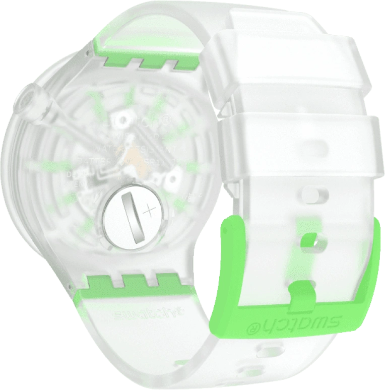 Swatch,THE BOLD 47mm,47mm,Plastic,White,SO27E104