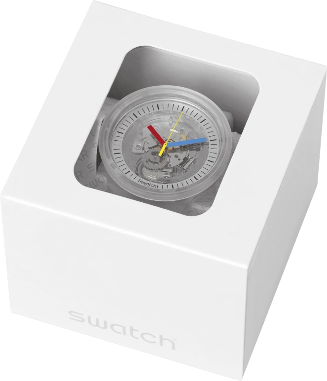 Swatch,CLEAR 47mm,47mm,Open,SB01K100