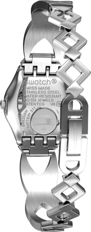 Swatch,IRONY 25mm,25mm,Stainless Steel,Silver White,YSS332G