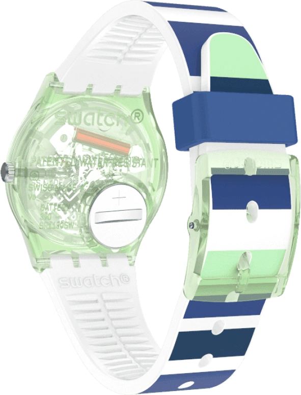 Swatch,Originals 34mm,34mm,Plastic,White,Open,GG711