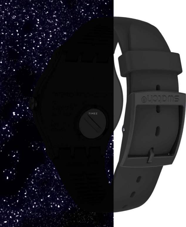 Swatch,Originals 41mm,41mm,Plastic,Black,Closed,SUOB185