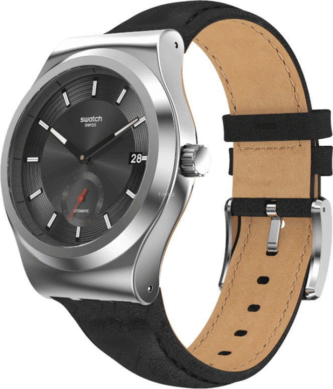 Swatch,IRONY 42mm,42mm,Black,Open,SY23S400